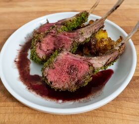 Herb Crusted Rack of Lamb With Red Wine Sauce Foodtalk