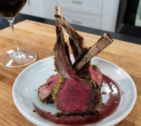 Herb Crusted Rack of Lamb With Red Wine Sauce