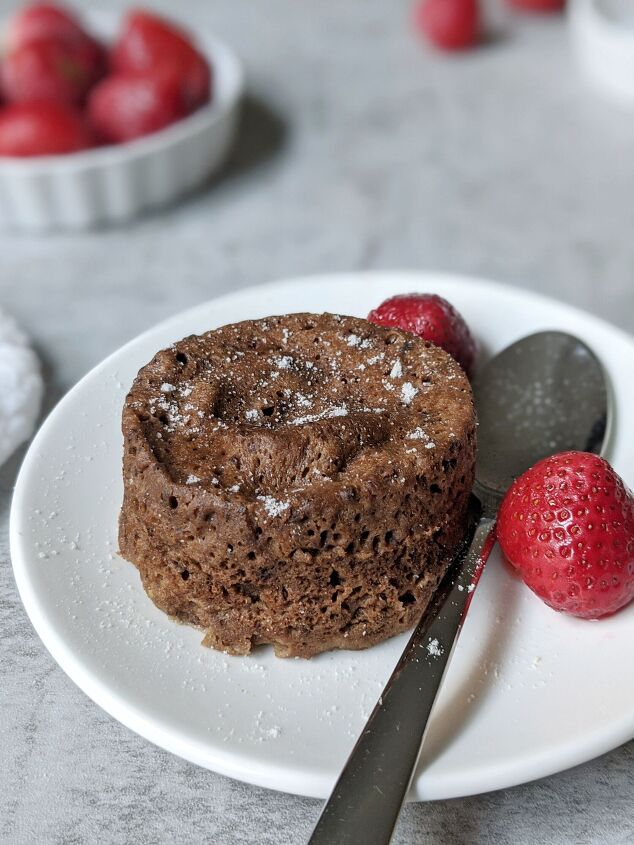 s 11 dairy free desserts that everyone can enjoy, Light Healthy Whole Wheat Chocolate Mug Cak