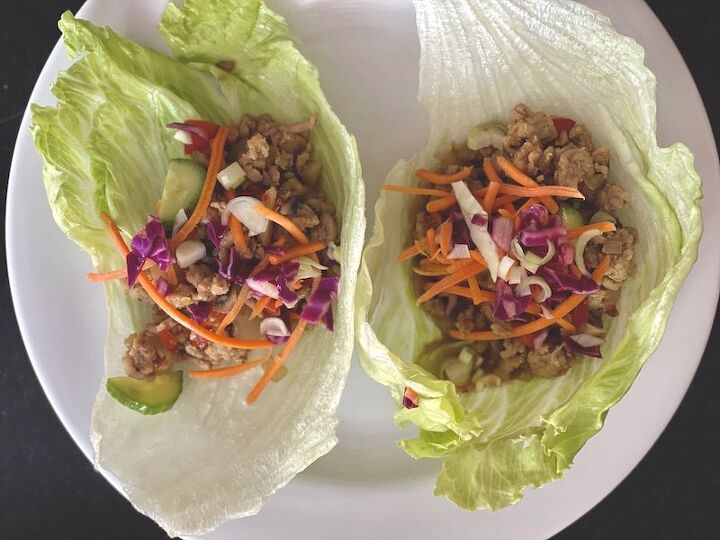 healthy chicken lettuce wraps