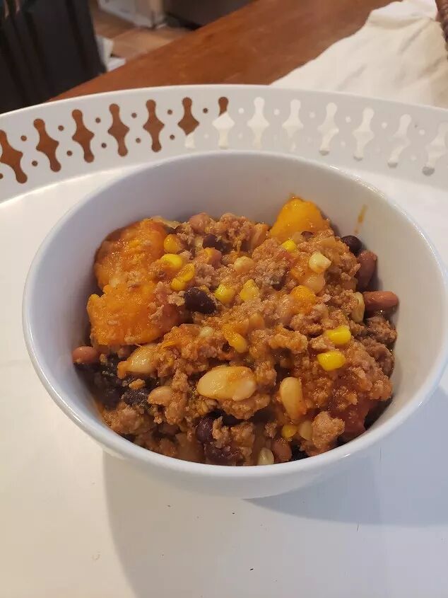 turkey chili just in time for the fall weather