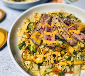 Tuna Salad With Crunchy Ramen Noodles