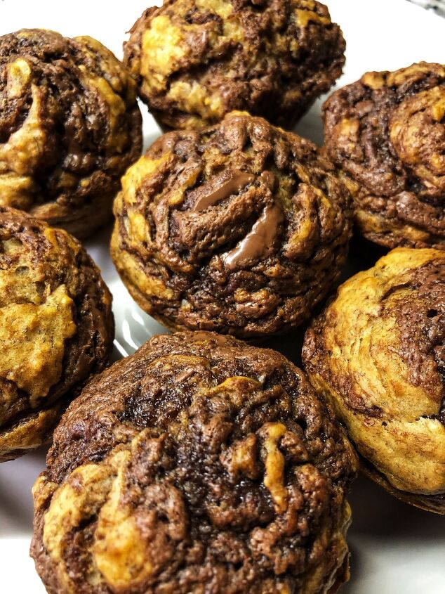s 15 desserts that will make you go bananas, Banana Nutella Muffins