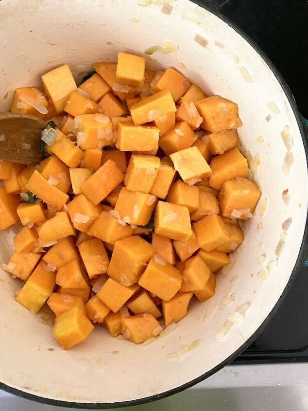 butternut squash soup with italian sausage and mushrooms