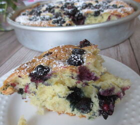 blueberry sour cream coffee cake, Little slice of heaven