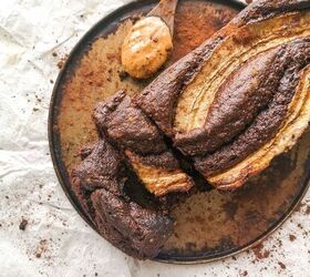 moist flourless cacao pb banana loaf