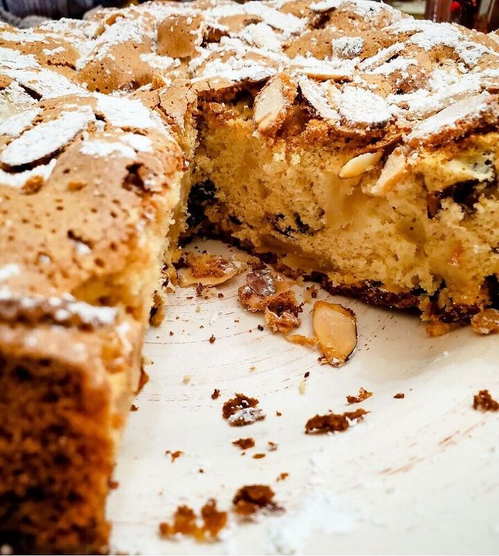 apple cranberry almond cake recipe