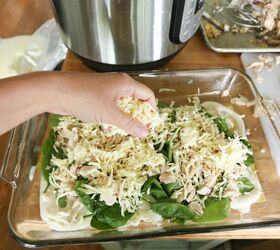 white chicken zucchini spinach lasagna