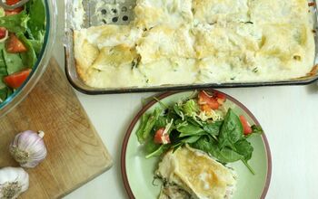 White Chicken Zucchini Spinach Lasagna