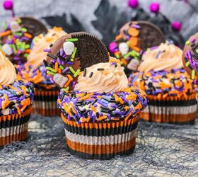 halloween oreo frosting cupcakes