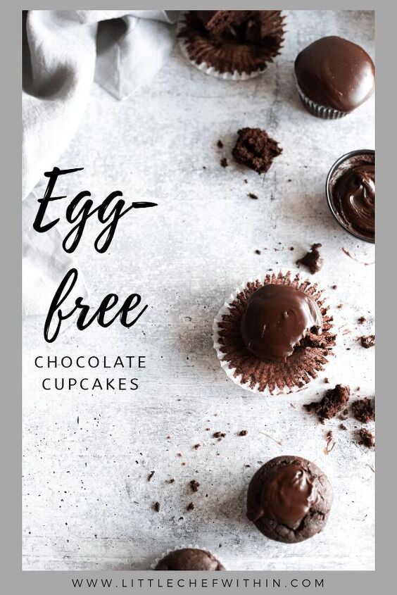 egg free chocolate cupcakes