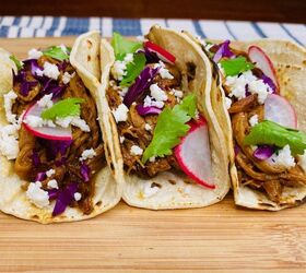 s 13 recipes to spice up taco tuesday dinners, Slow Cooker Honey Pork Tacos