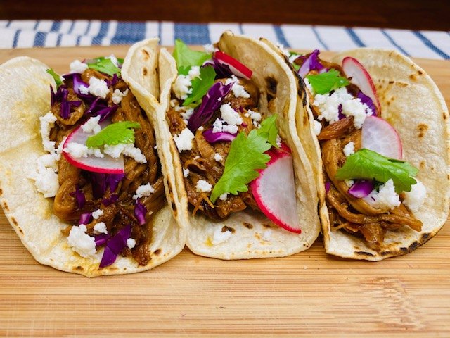 s 13 recipes to spice up taco tuesday dinners, Slow Cooker Honey Pork Tacos