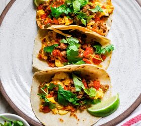 s 13 recipes to spice up taco tuesday dinners, Southwest Breakfast Tacos