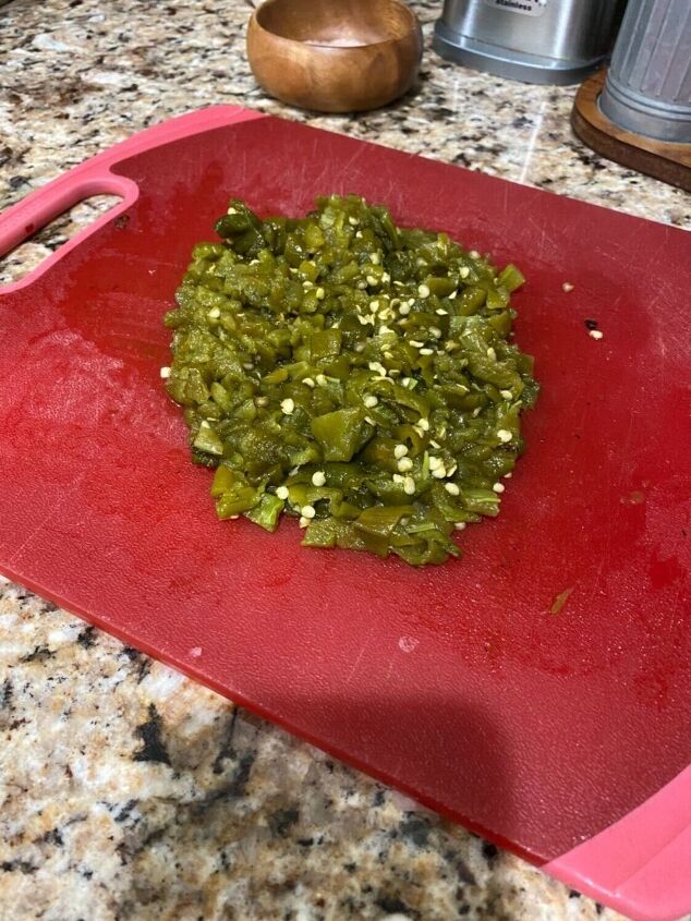 quick green chile stew