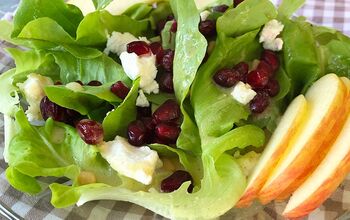 Fall Salad: Baby Greens With Pomegranate + Champagne Vinaigrette