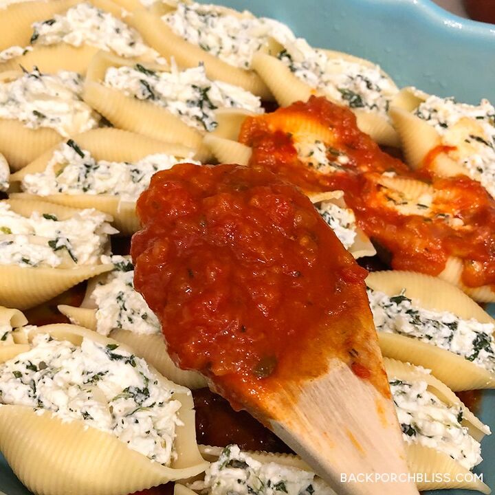 what s for dinner weeknight spinach stuffed shells