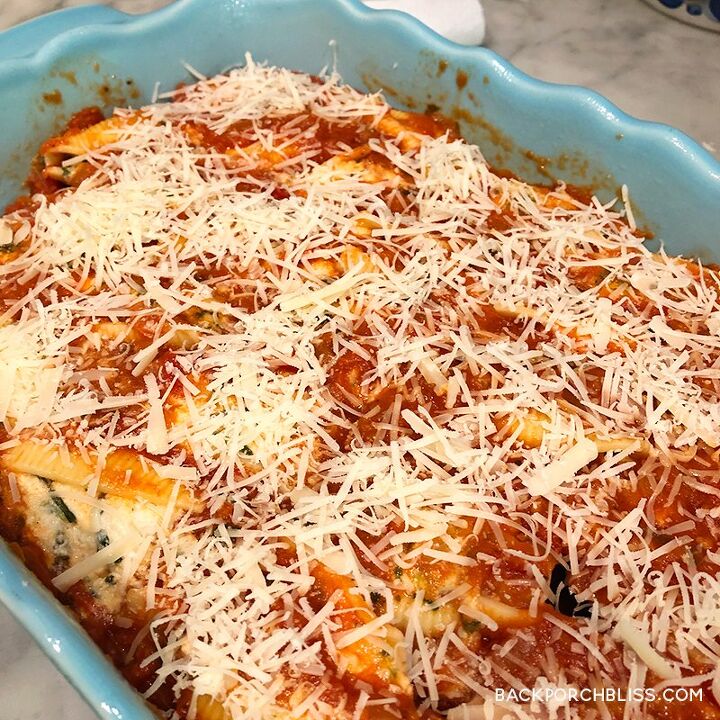 what s for dinner weeknight spinach stuffed shells