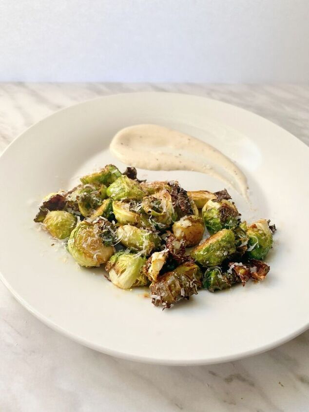 air fried brussels sprouts