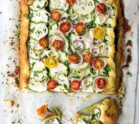 zucchini flatbread
