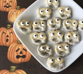 ghosts and goblins halloween pretzels