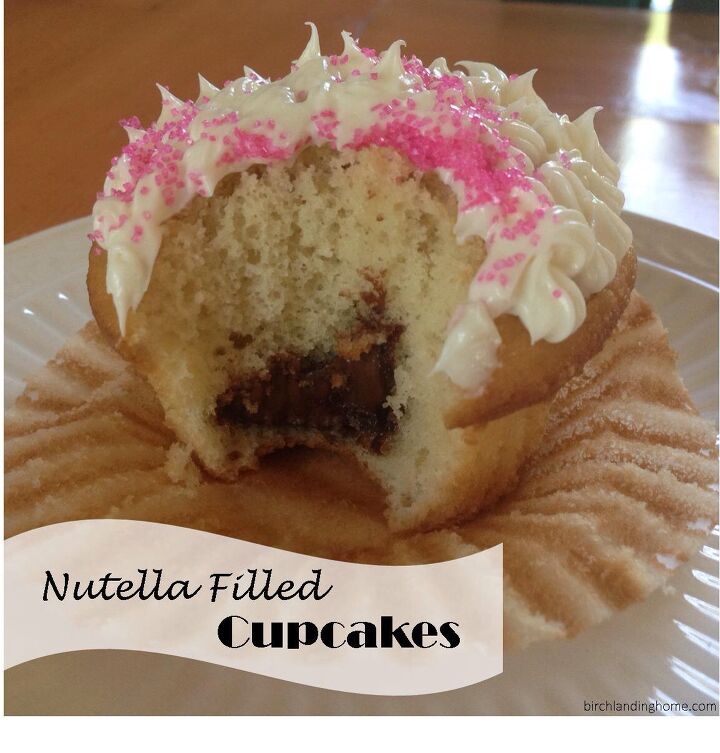 s 17 delightful cupcakes that will bring you joy, Nutella Filled Cupcakes