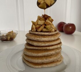 apple pie pancake topping
