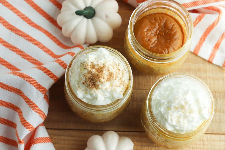 s 15 easy pies that will be your perfect dessert, Pumpkin Pie Dessert Jars