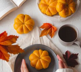 Pumpkin Custard Buns Thanksgiving Dinner Bread Recipe | Foodtalk