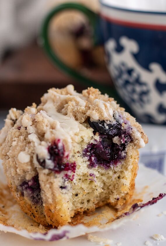 s 21 muffins recipes that will make an unbelievable breakfast, Earl Grey Blueberry Muffins