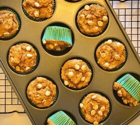 s 21 muffins recipes that will make an unbelievable breakfast, Sweet Potato Peanut Butter Chip Muffins