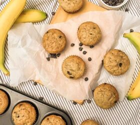 s 21 muffins recipes that will make an unbelievable breakfast, Banana Chocolate Chip Muffins