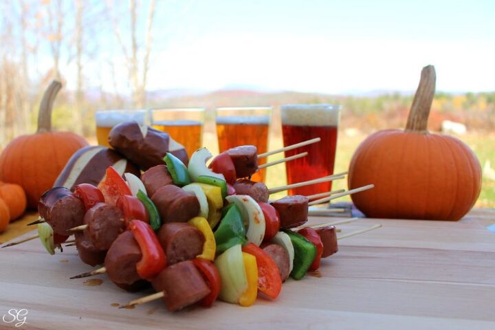 oktoberfest kielbasa kabobs