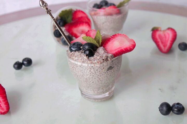 s 13 healthy snacks you can eat guilt free, 4 Ingredient Chia Seed Pudding