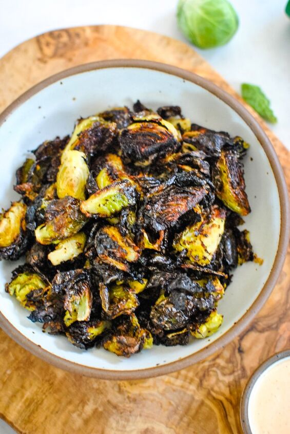s 13 healthy snacks you can eat guilt free, Crispy Ranch Brussels Sprouts