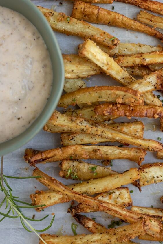 s 13 healthy snacks you can eat guilt free, Baked Rosemary Parsnip Fries