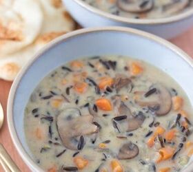 instant pot mushroom wild rice soup