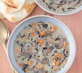Instant Pot Mushroom Wild Rice Soup