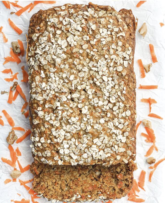 s 13 tasty loaf cakes you can serve for breakfast and dessert, Carrot Oat Loaf