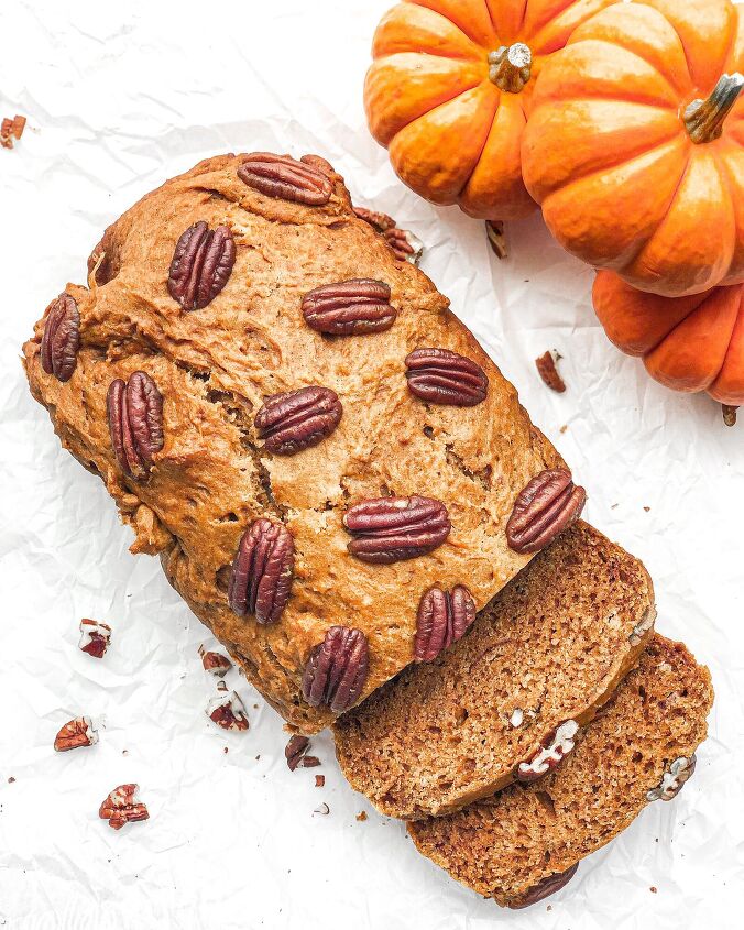 s 13 tasty loaf cakes you can serve for breakfast and dessert, Vegan Pumpkin Loaf