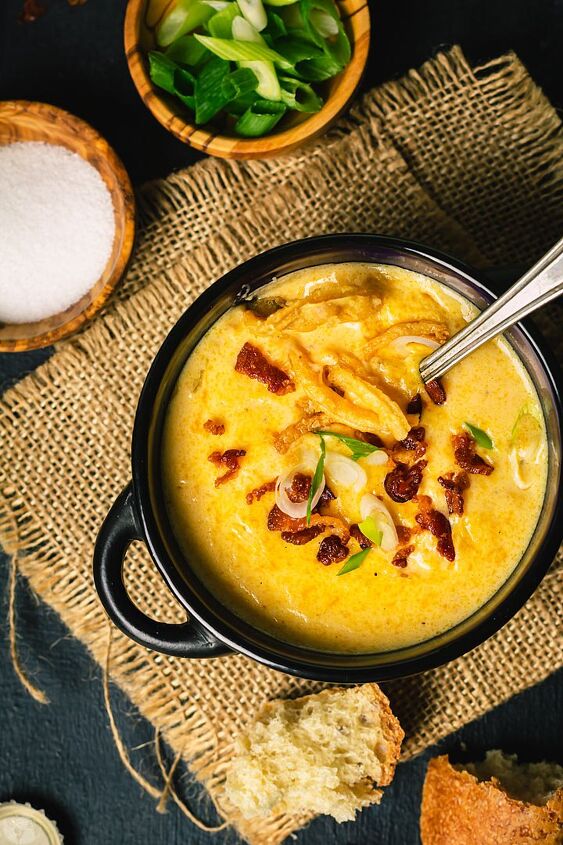 s 13 fall soups that are cozy and warm, German Beer Cheese Soup