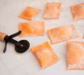 s 20 pasta recipes that the whole family will love, Three Cheese Carrot Ravioli