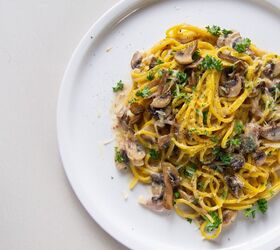 s 20 pasta recipes that the whole family will love, Mushroom Spaghetti