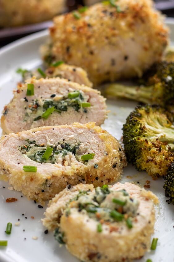 s 15 cheese recipes you absolutely need to try, Everything Cream Cheese Stuffed Chicken