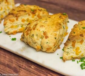 s 15 cheese recipes you absolutely need to try, Cheddar Chives Scones