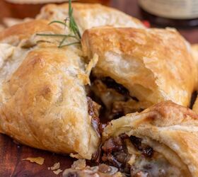 s 15 cheese recipes you absolutely need to try, Puff Pastry Baked Brie With Fig Jam