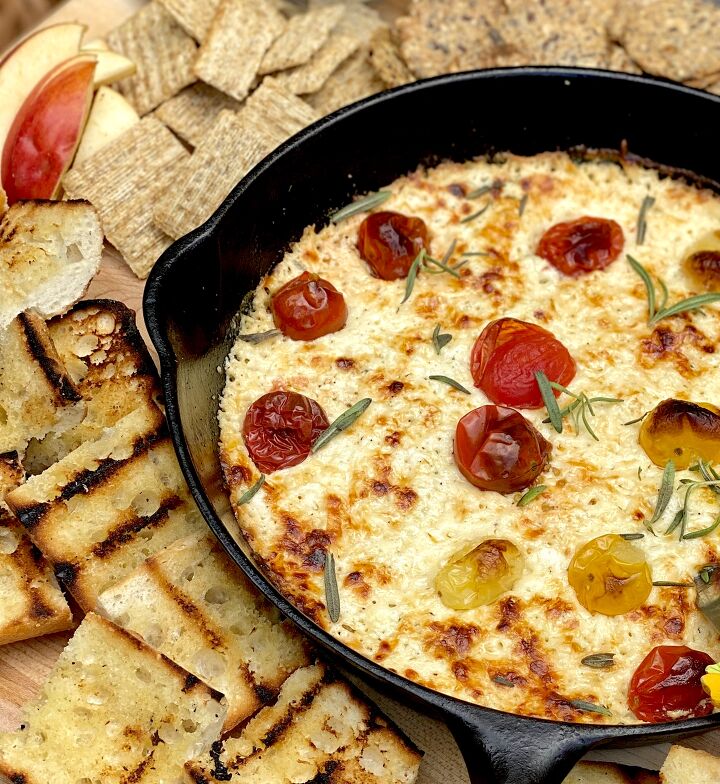 s 15 cheese recipes you absolutely need to try, Baked Ricotta Cheese and Tomato Dip