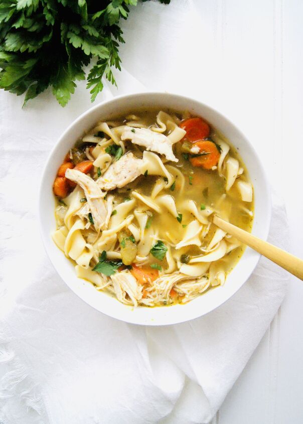 s 13 comfort food dinners to soothe the soul, Instant Pot Chicken Noodle Soup