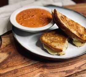s 13 comfort food dinners to soothe the soul, Marcella Hazan Tomato Bisque and Gouda Grille