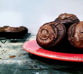 triple chocolate nutella muffins